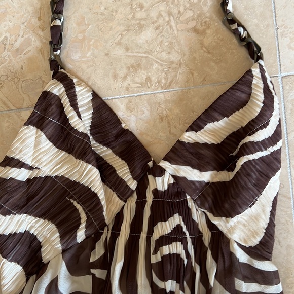 NWTBCBG MaxAzaria Silk Halter Dress - Picture 7 of 10